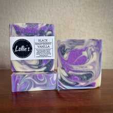 Load image into Gallery viewer, Black Raspberry Vanilla Soap