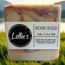 Load image into Gallery viewer, Rose Gold Tallow Soap