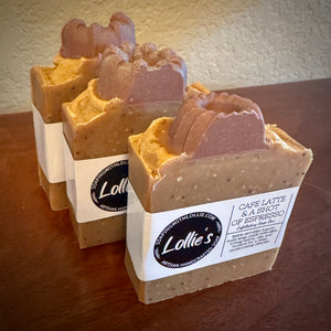 Café Latte with a shot of Espresso Tallow Blend Soap