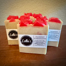 Load image into Gallery viewer, Cranberry and Pomegranate Tallow Soap
