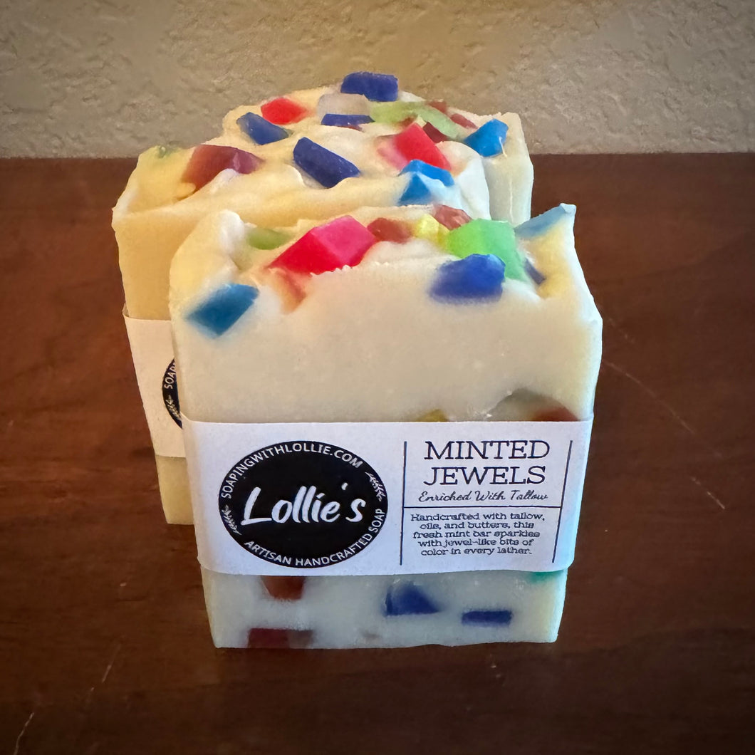 Minted Jewels Tallow Blend Soap
