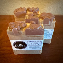 Load image into Gallery viewer, Pawfectly Sweet Warm Vanilla Sugar Tallow Blend Soap
