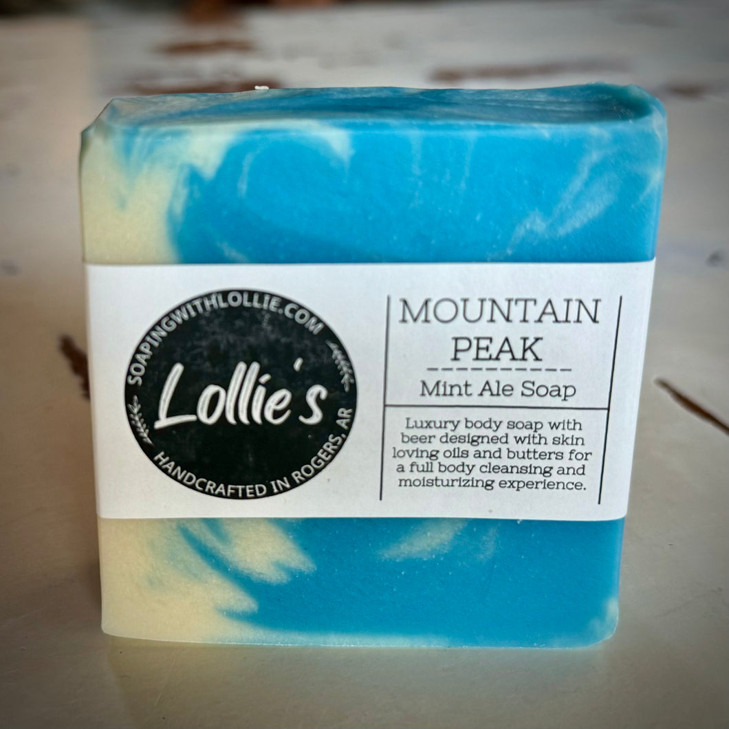 Mountain Peak Mint Ale Soap