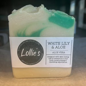White Lily & Aloe Body Cold Process Soap