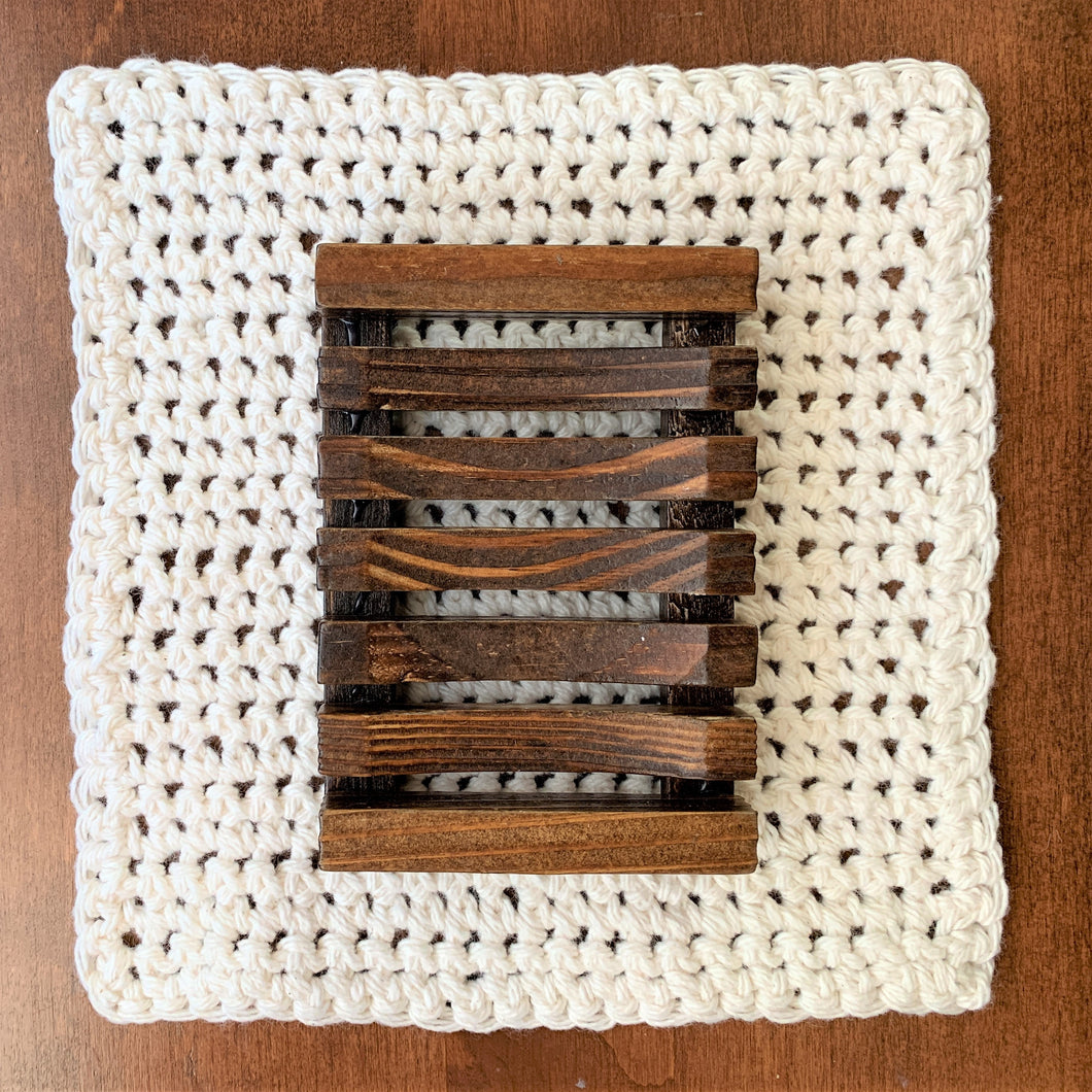 100% Cotton Crocheted Washcloth